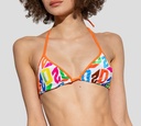 Dsquared2 - TOP DE TRAJE DE BAÑO ESTILO TRIANGULO, BLANCO