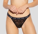 Dsquared2 - PANTY HILO ICON DE ENCAJE NEGRO