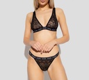 Dsquared2 - PANTY HILO ICON DE ENCAJE NEGRO