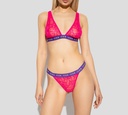 Dsquared2 - PANTY HILO ICON DE ENCAJE FUCSIA