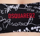 Dsquared2 - TOP DE TRAJE DE BAÑO NEGRO CON ESTAMPADO DE LETRAS