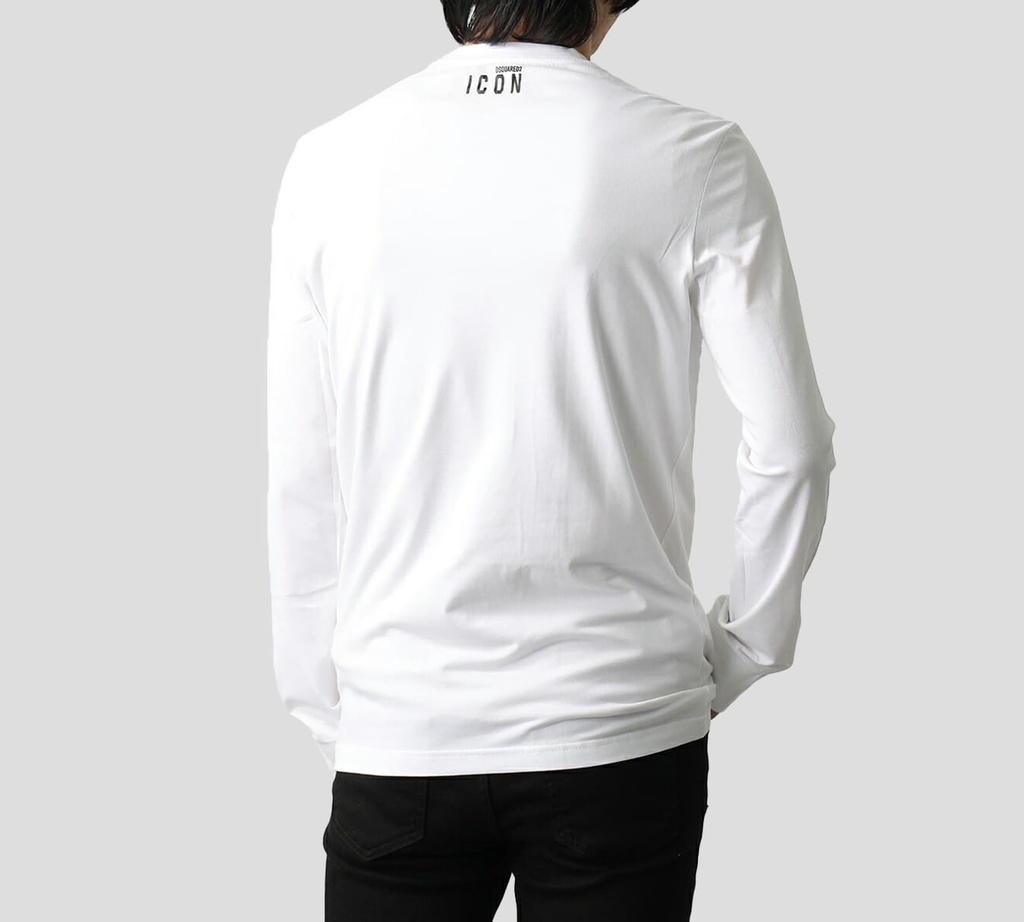 Dsquared2 - FRANELA MANGA LARGA BLANCA