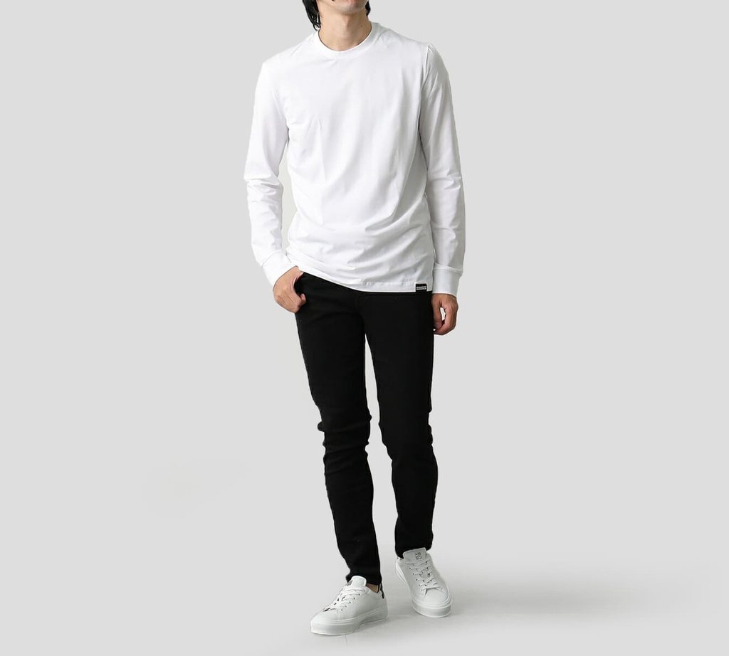 Dsquared2 - FRANELA MANGA LARGA BLANCA