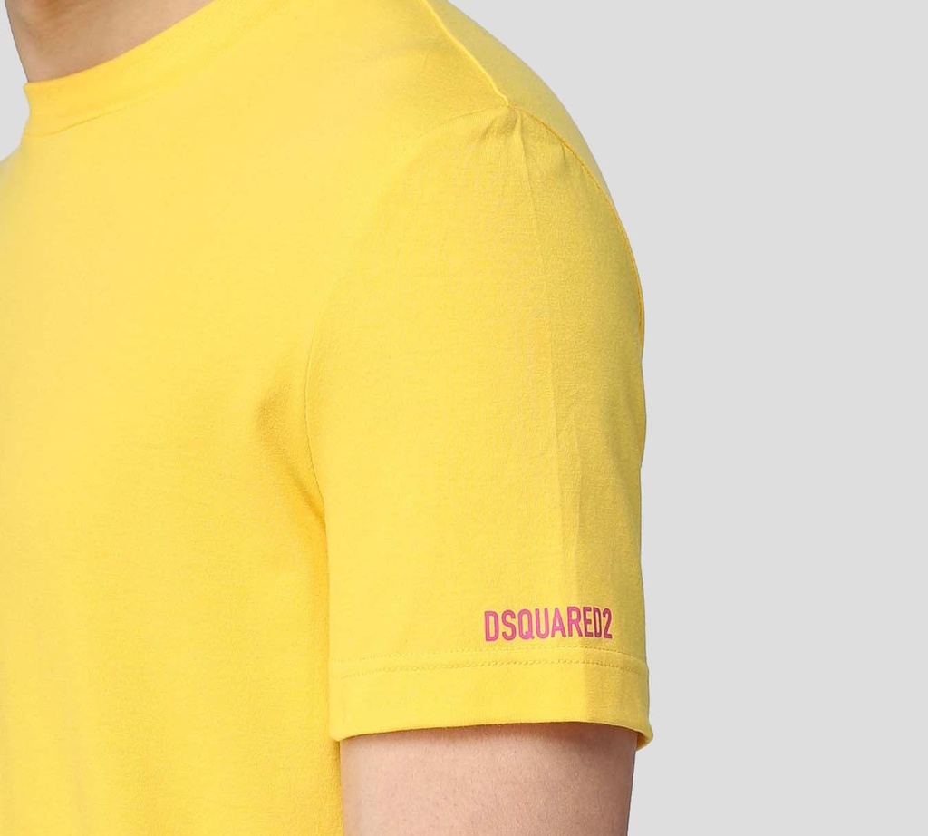 Dsquared2 - FRANELA CUELLO REDONDO, AMARILLA