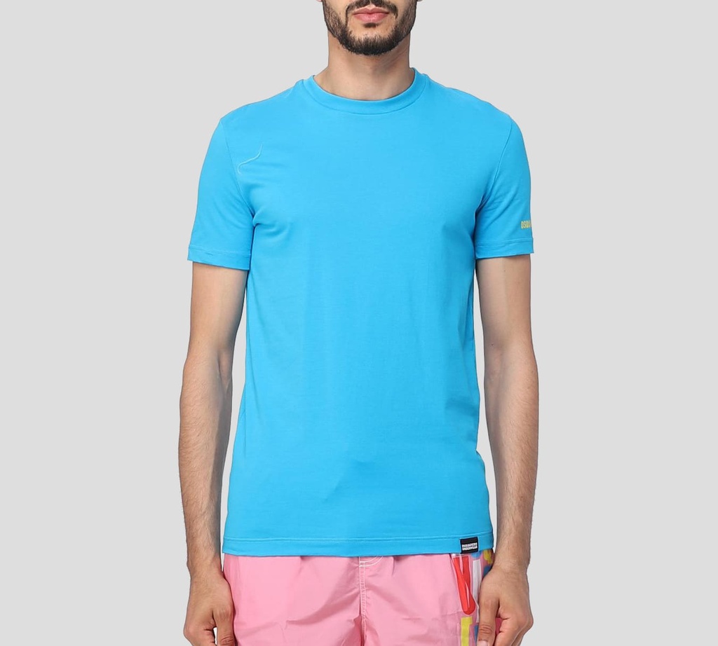 Dsquared2 - FRANELA CUELLO REDONDO AZUL