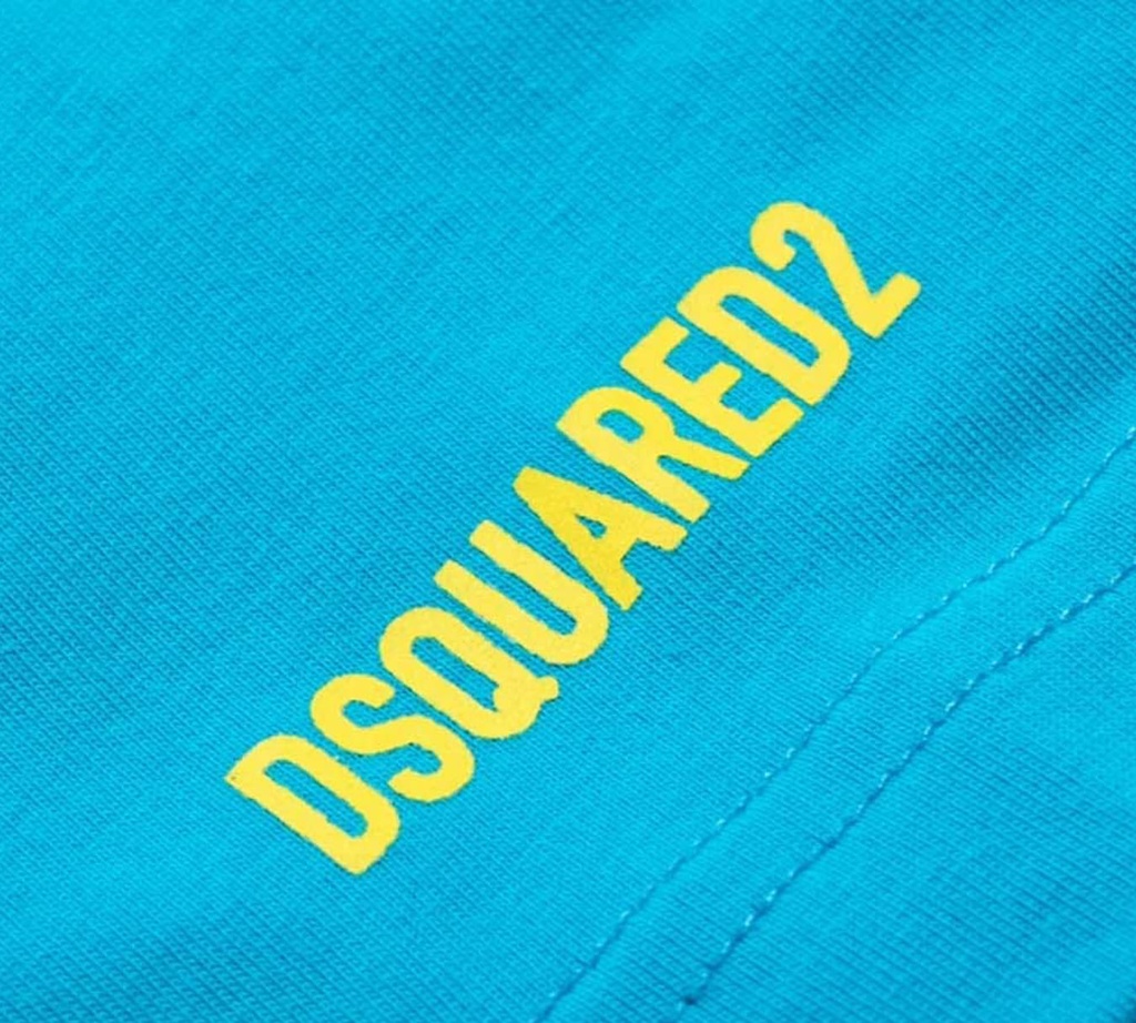 Dsquared2 - FRANELA CUELLO REDONDO AZUL