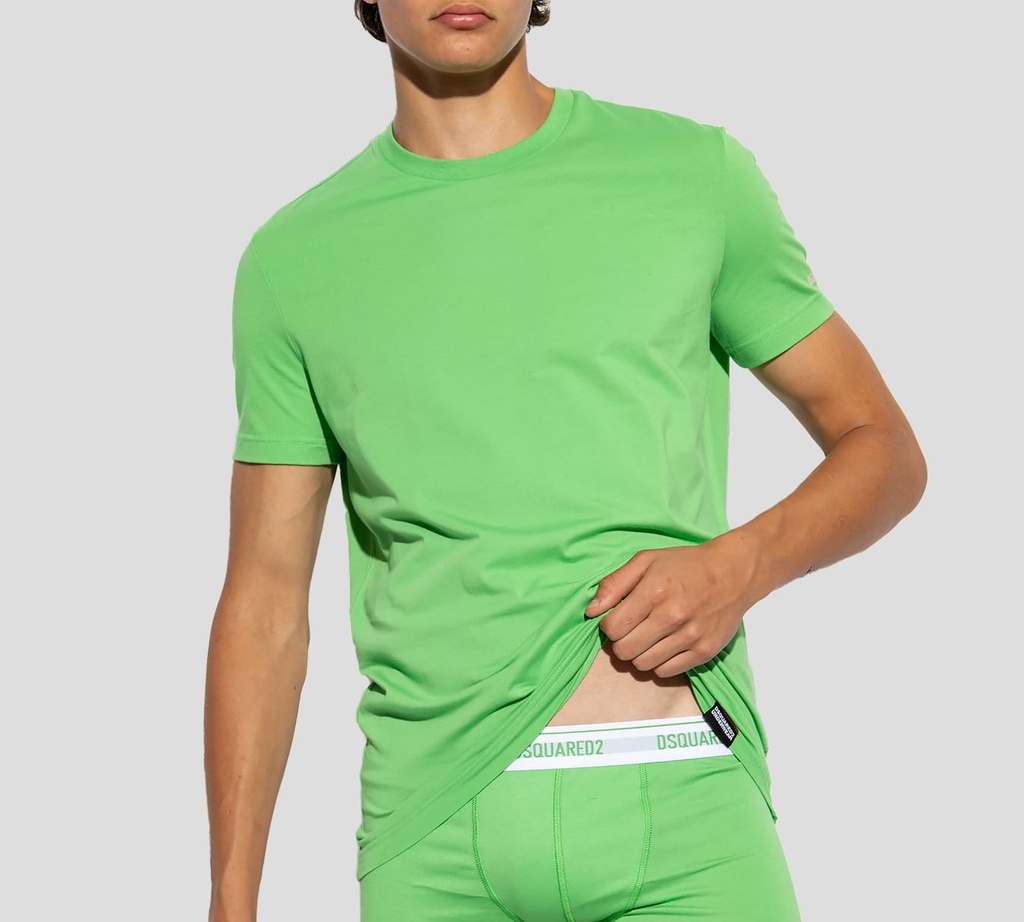 Dsquared2 - FRANELA CUELLO REDONDO VERDE