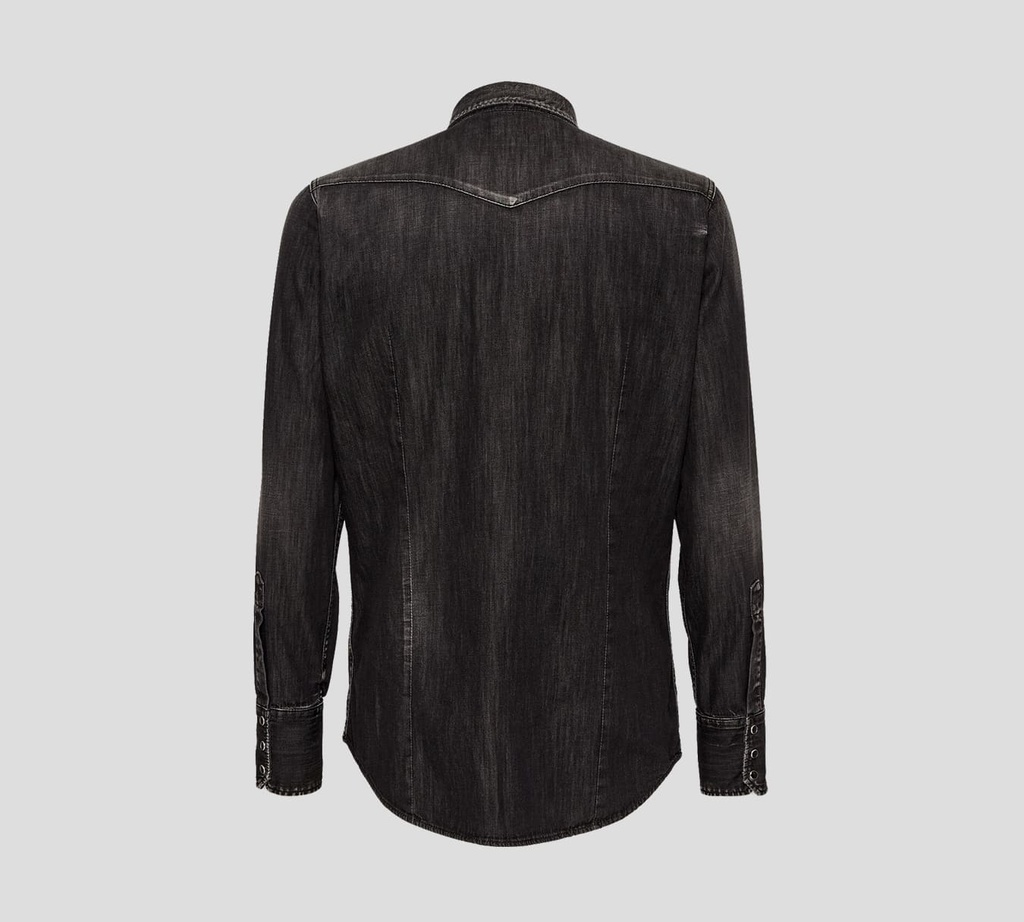 Dsquared2 - CAMISA DE JEANS NEGRA