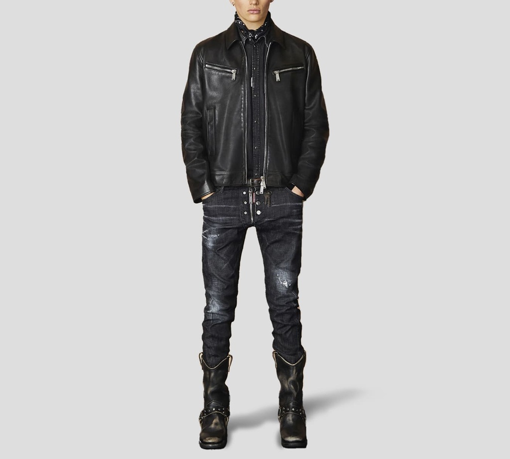 Dsquared2 - CAMISA DE JEANS NEGRA
