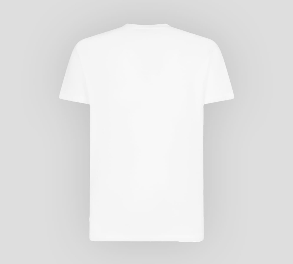 Dsquared2 - FRANELA BLANCA CON DSQUARED2 NEGRO