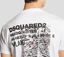 Dsquared2 - FRANELA BLANCA CON LETRAS NEGRAS