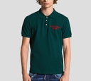 Dsquared2 - POLO VERDE CON LETRAS NARANJAS