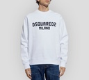 Dsquared2 - SWEATER BLANCO CON LETRAS NEGRAS