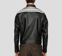 Moschino - LEATHER JACKET NEGRO