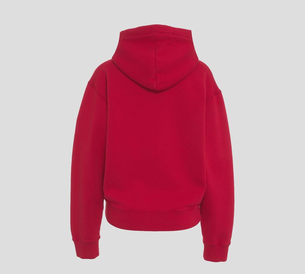 Dsquared2 - HODDIE ROJO CON LETRAS AZULES