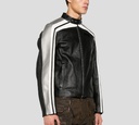 Moschino - LEATHER JACKET NEGRO