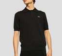 Dsquared2 - SWEATER NEGRO CON CUELLO Y BOTONES D2