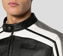 Moschino - LEATHER JACKET NEGRO