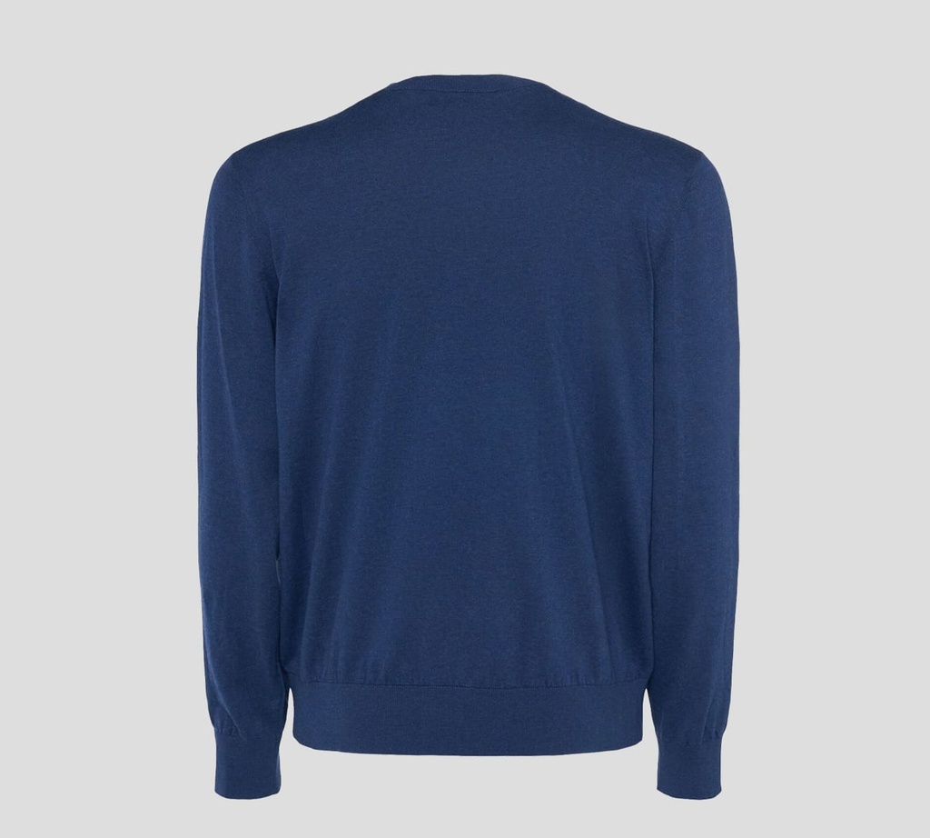 Dsquared2 - SWEATER AZUL CUELLO REDONDO D2