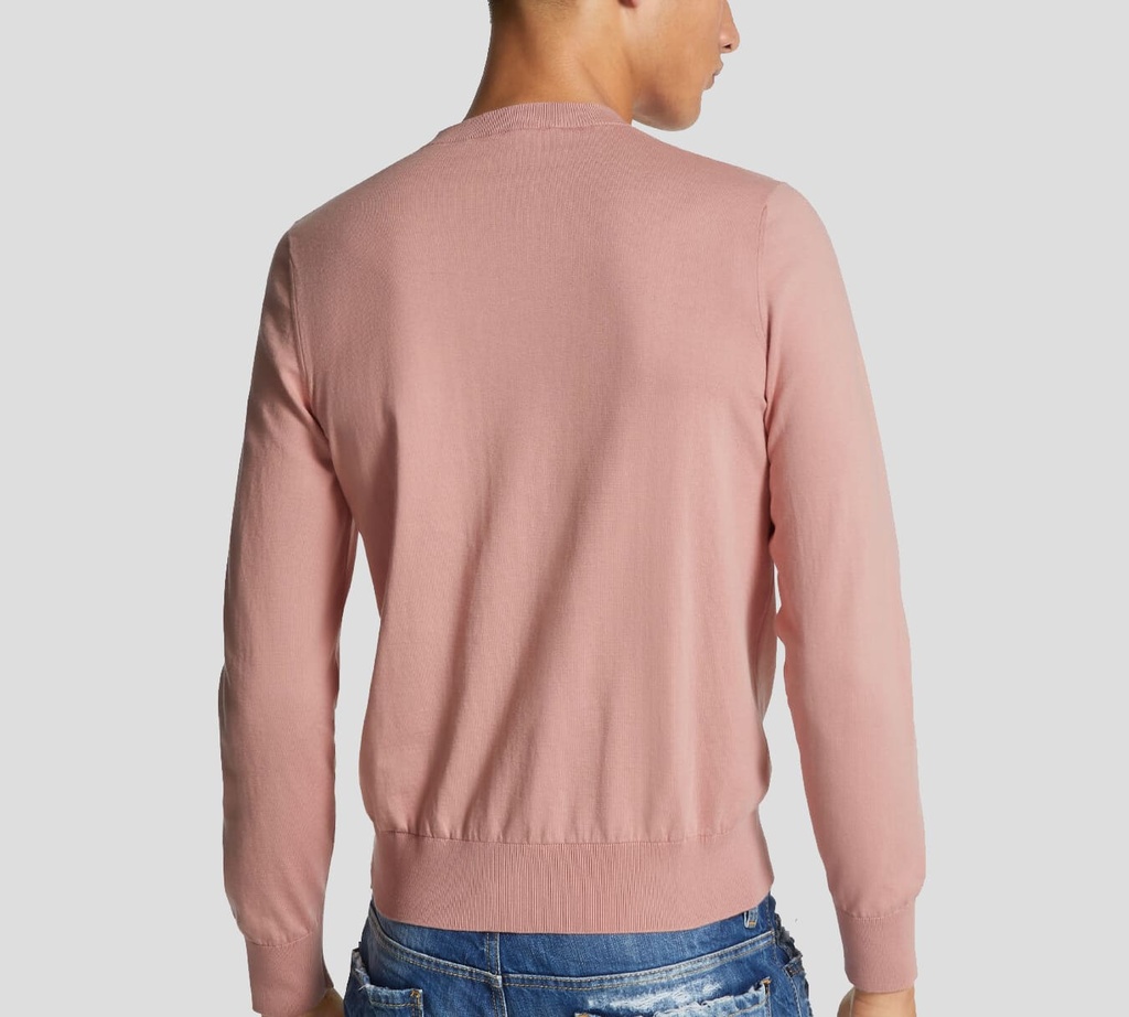 Dsquared2 - SWEATER ROSADO CUELLO REDONDO D2