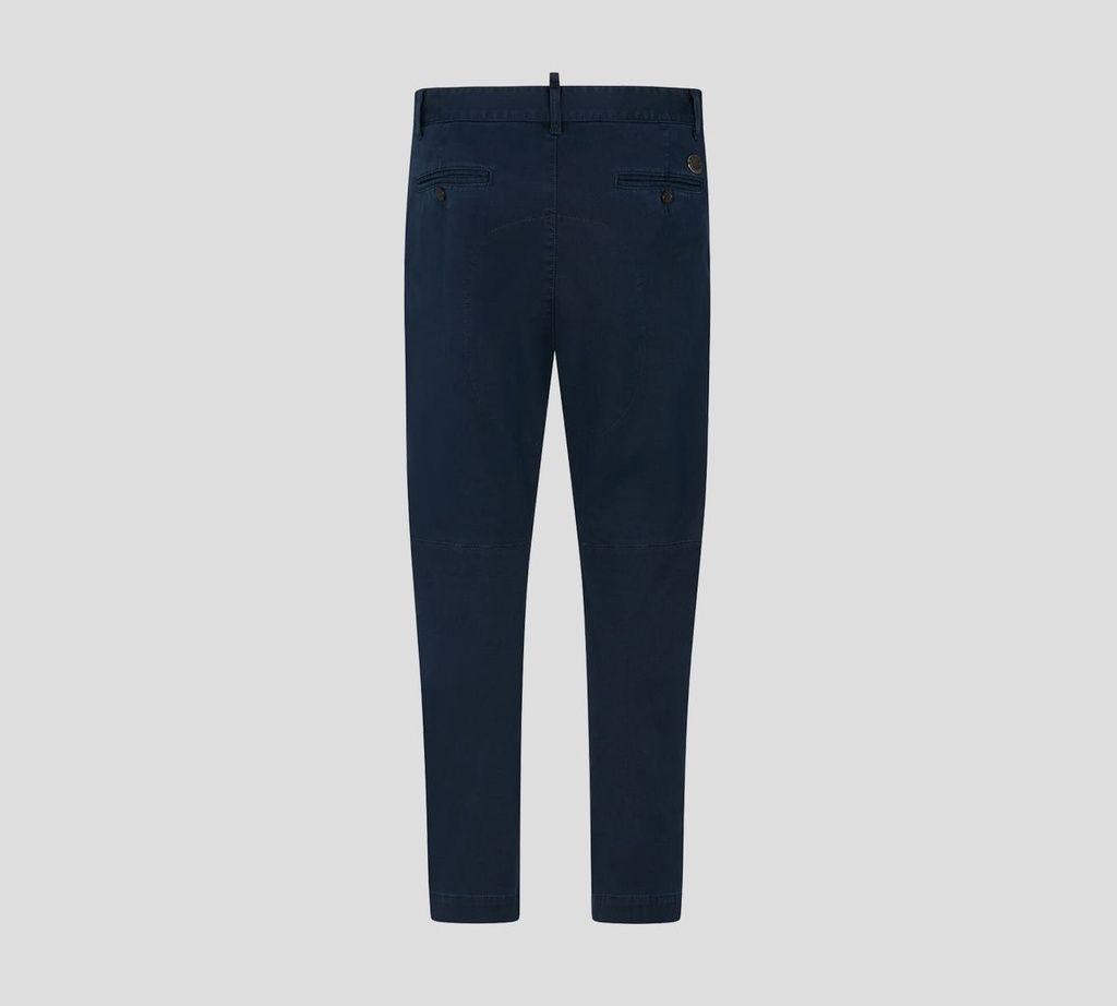 Dsquared2 - PANTALON AZUL OSCURO TIPO CHINO