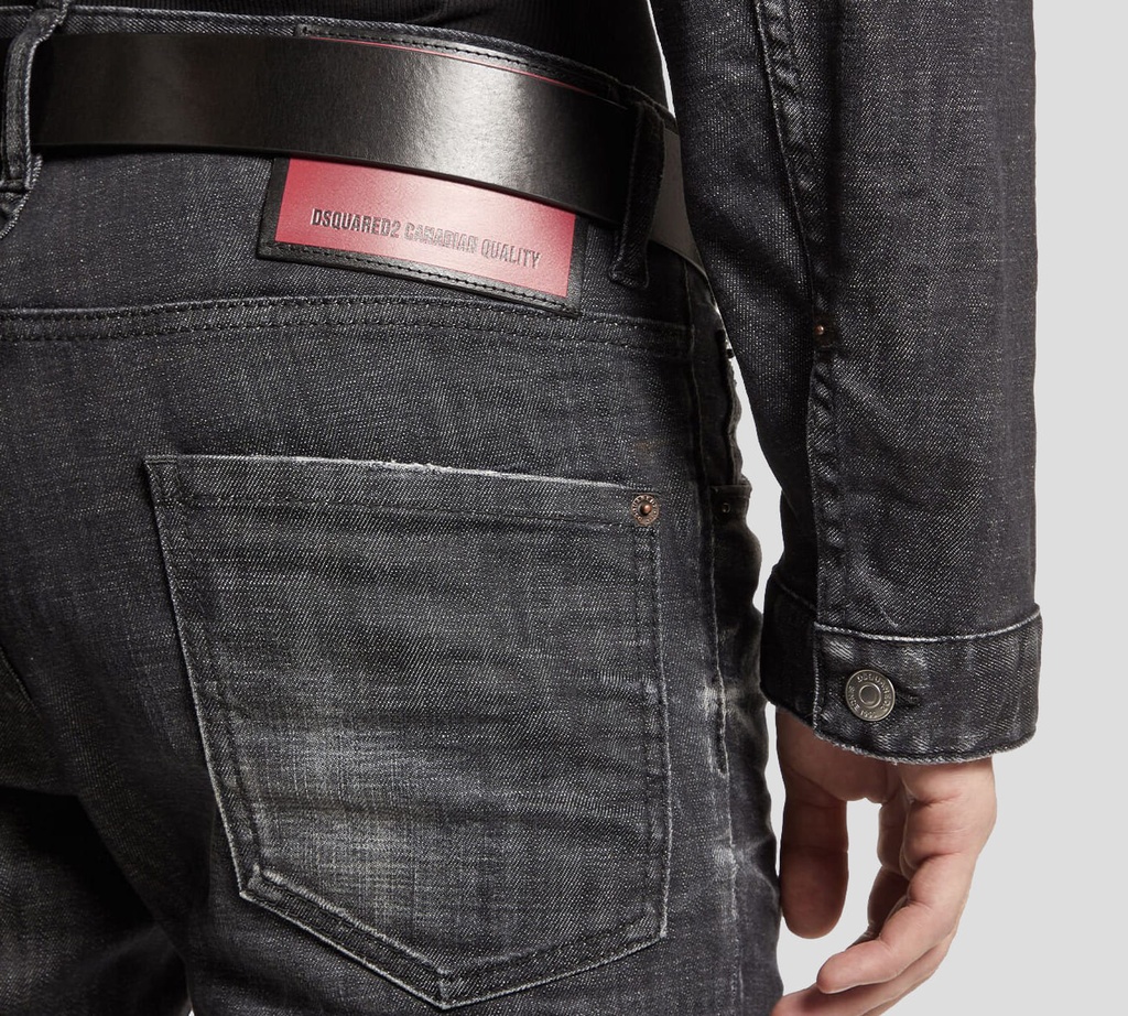 Dsquared2 - JEANS NEGRO LISO