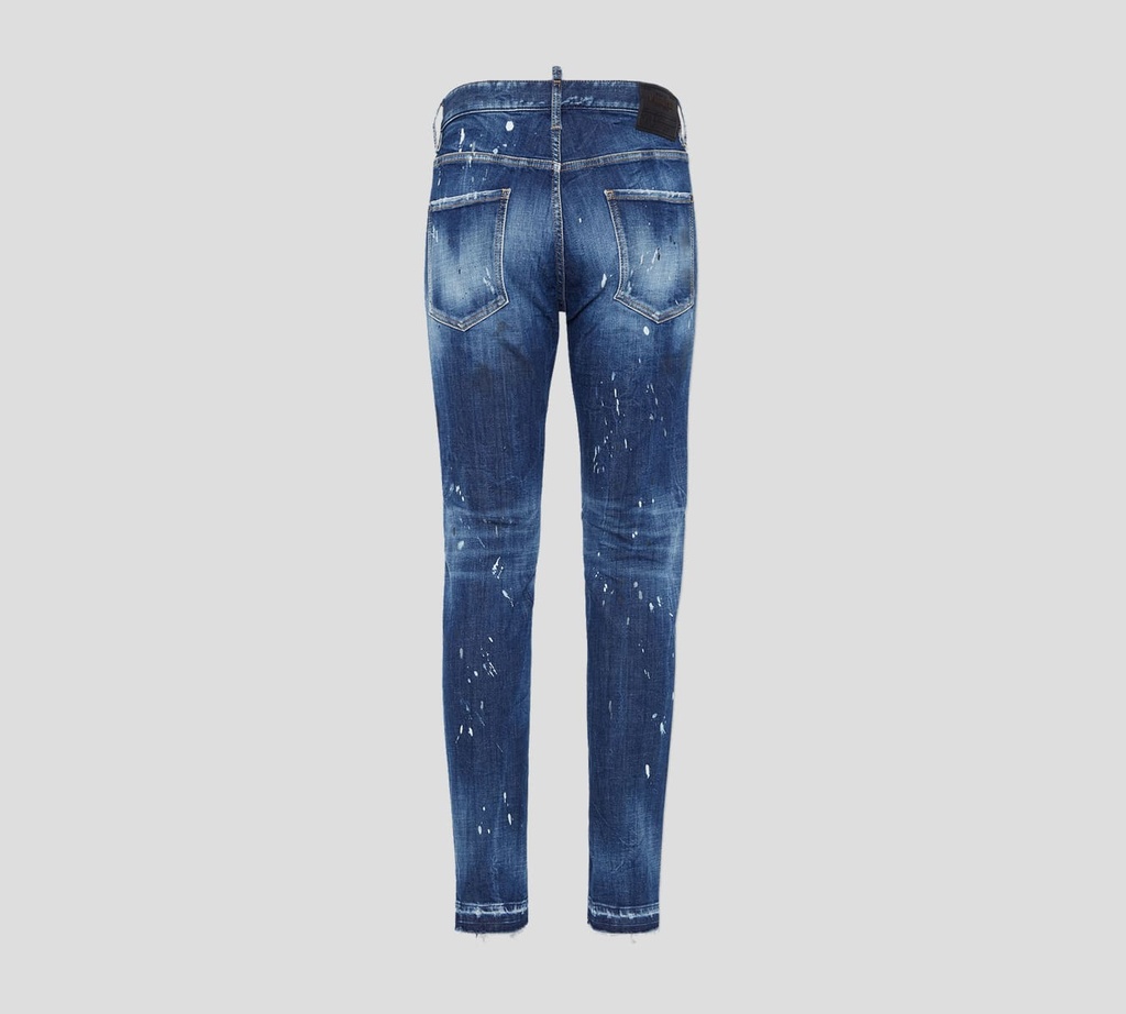 Dsquared2 - BLUE JEANS RECTO CON SALPICADO DE PINTURA