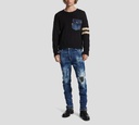 Dsquared2 - BLUE JEANS RECTO CON SALPICADO DE PINTURA