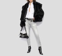 Dsquared2 - CAMISA BLANCA CON BORDADO NEGRO