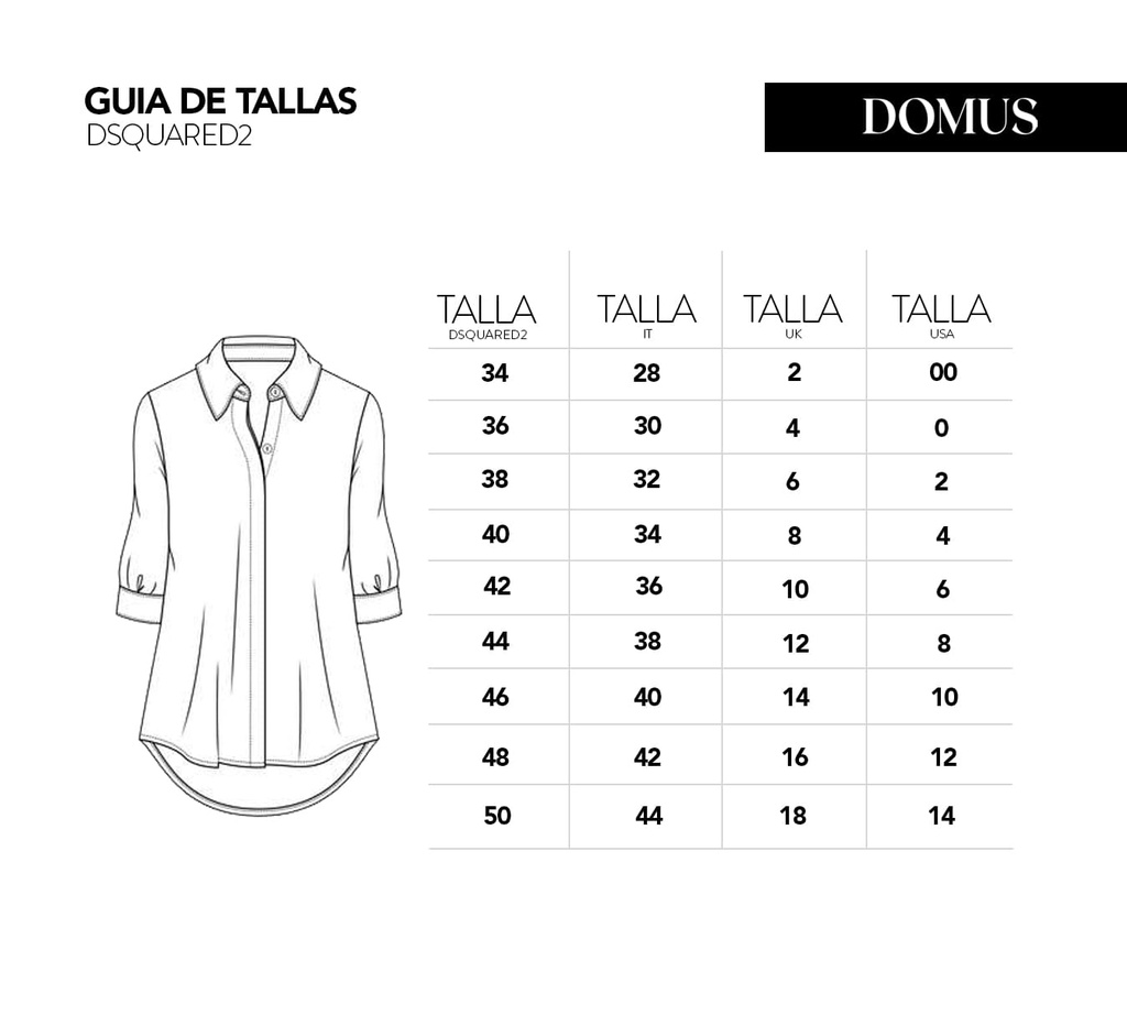 Dsquared2 - CAMISA BLANCA CON BORDADO NEGRO