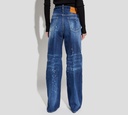 Dsquared2 - BLUE JEANS ANCHO CON SALPICADO DE PINTURA