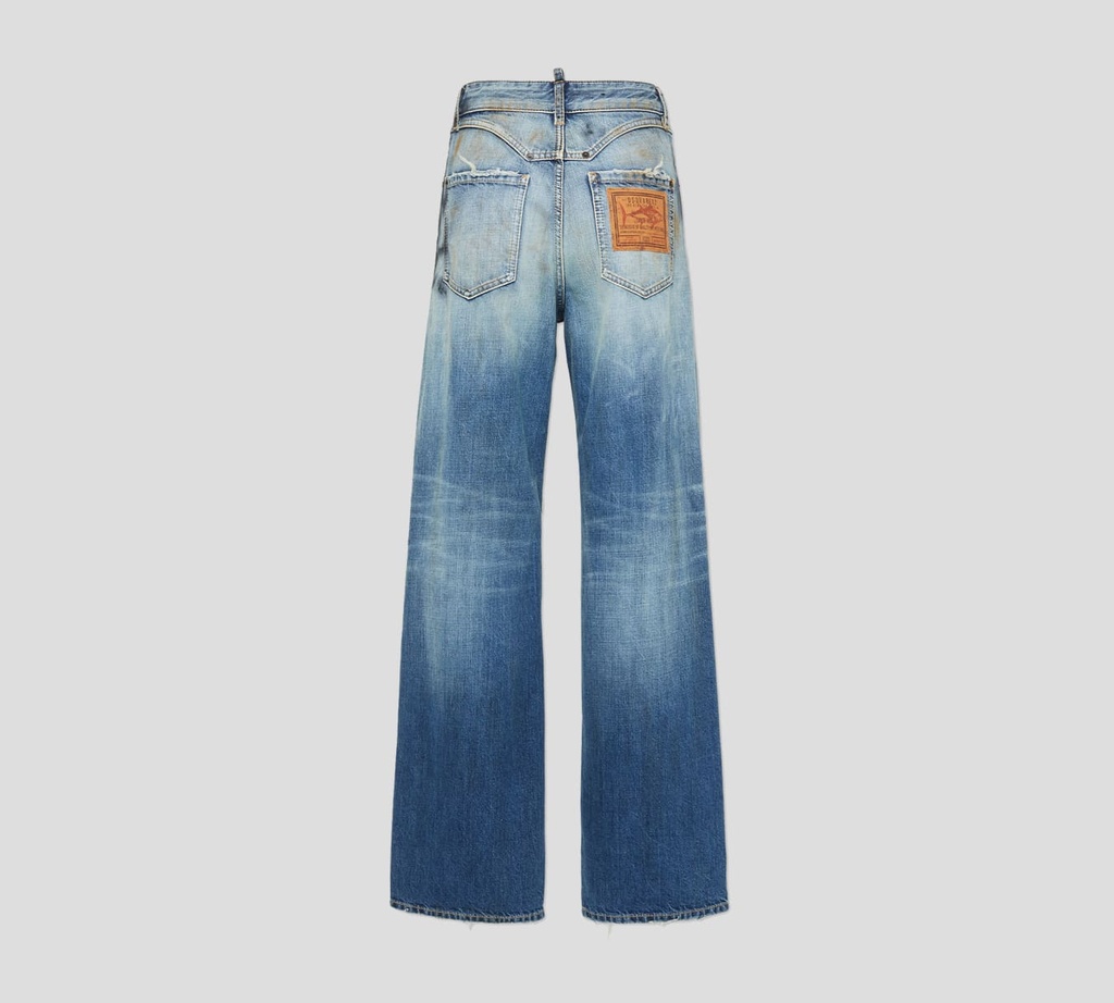 Dsquared2 - BLUE JEANS CON MANCHAS DE TIERRA