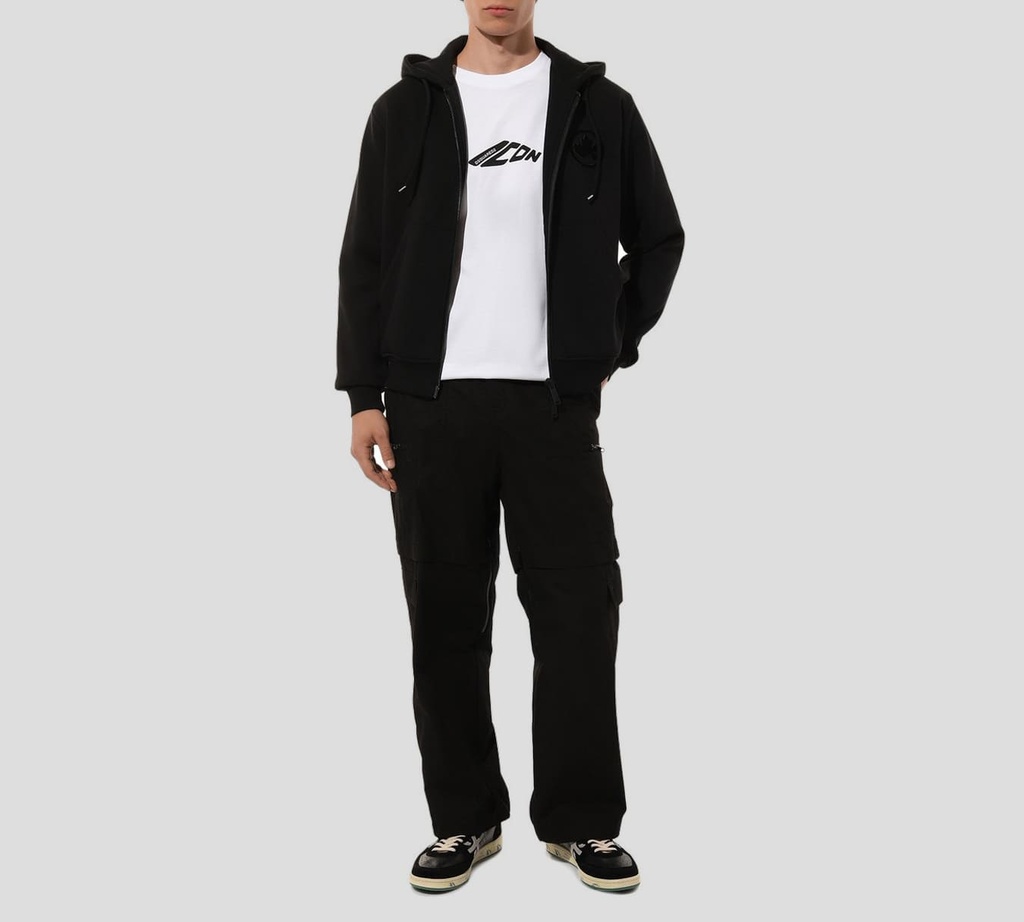 Dsquared2 - FRANELA BLANCA CON ICON NEGRO 100