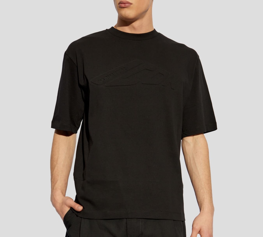 Dsquared2 - FRANELA NEGRA CON ICON EN RELIEVE