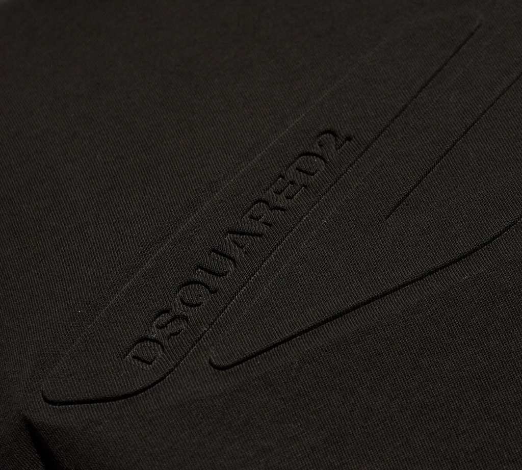 Dsquared2 - FRANELA NEGRA CON ICON EN RELIEVE
