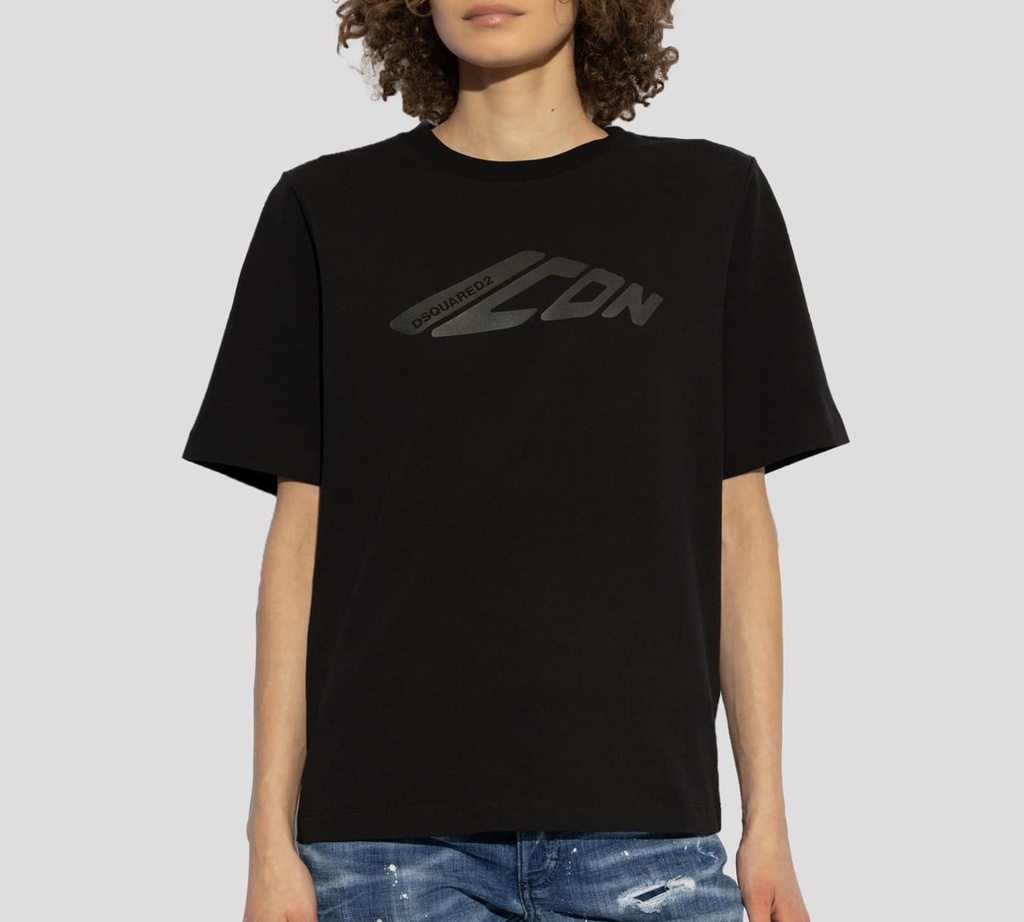Dsquared2 - FRANELA NEGRA CON ICON NEGRO