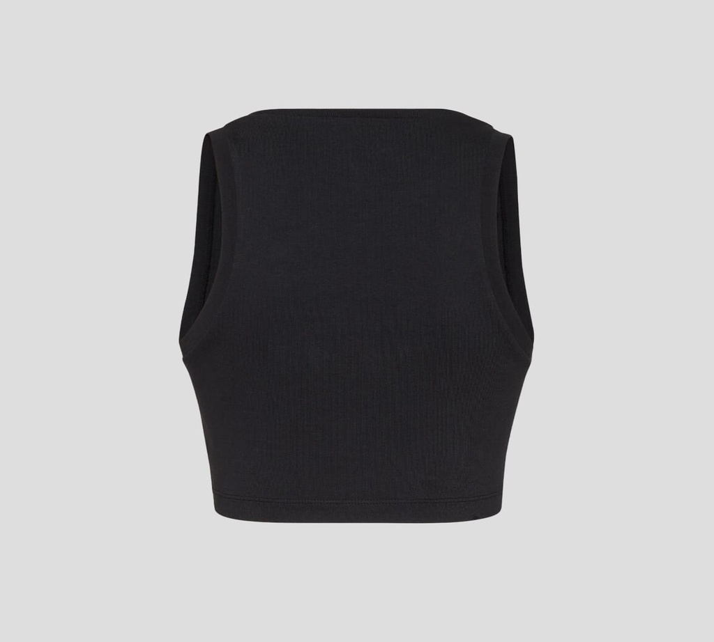 Dsquared2 - TANK TOP NEGRO CON ICON BLANCO