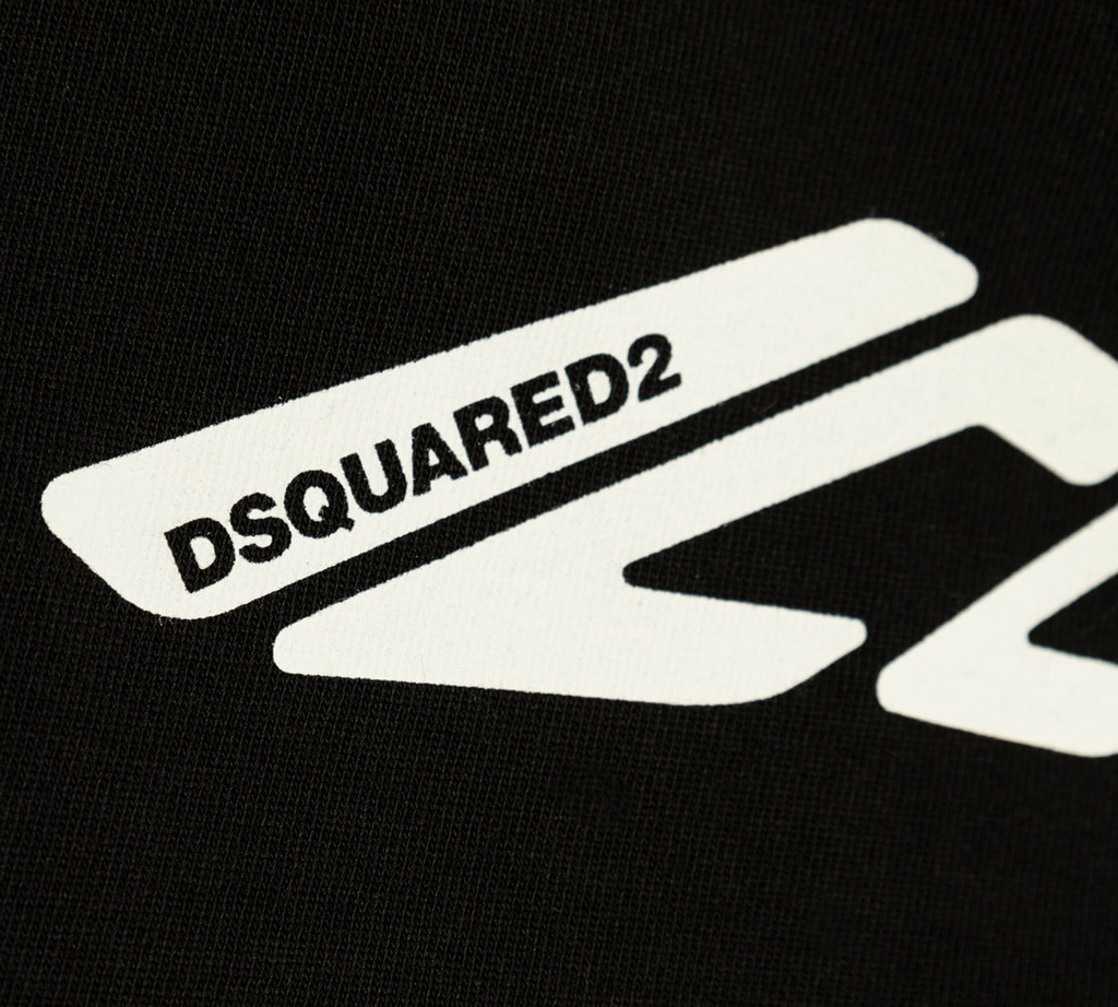 Dsquared2 - TANK TOP NEGRO CON ICON BLANCO