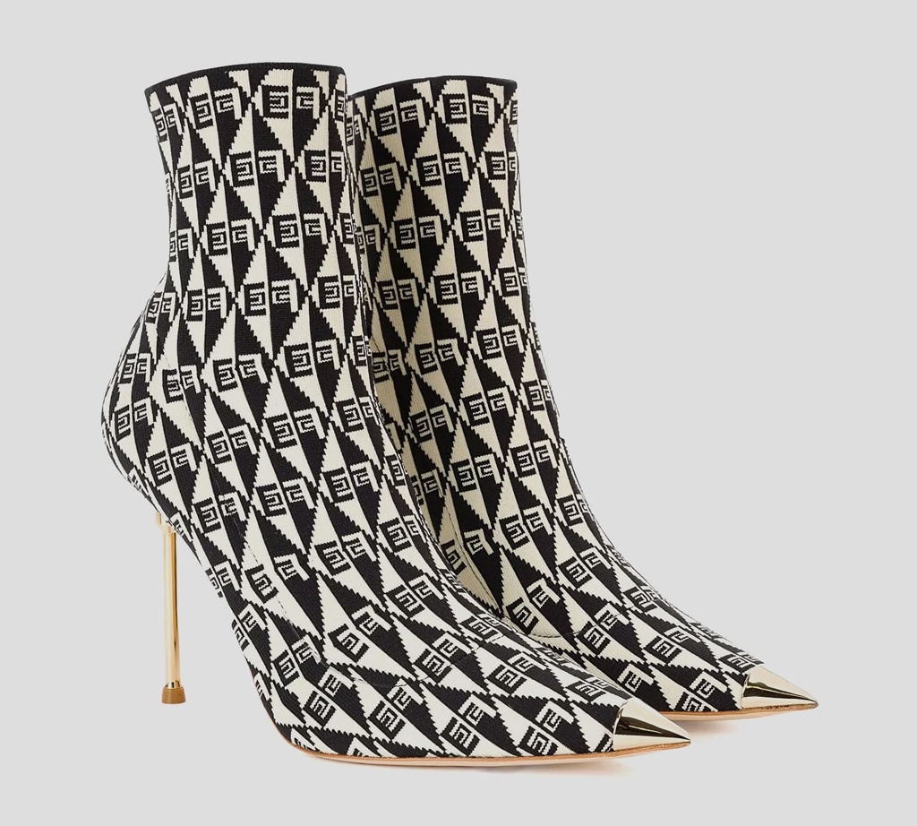 Elisabetta Franchi - BOTAS CON PATRON DE LOGO