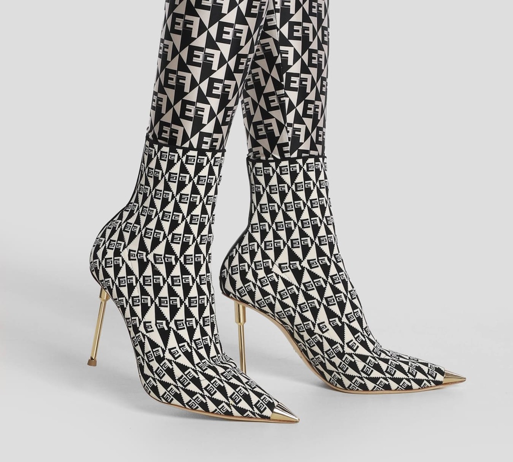 Elisabetta Franchi - BOTAS CON PATRON DE LOGO