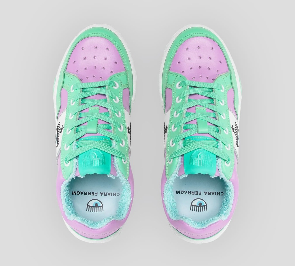 Chiara Ferragni - ZAPATOS DEPORTIVOS, MORADO Y VERDE
