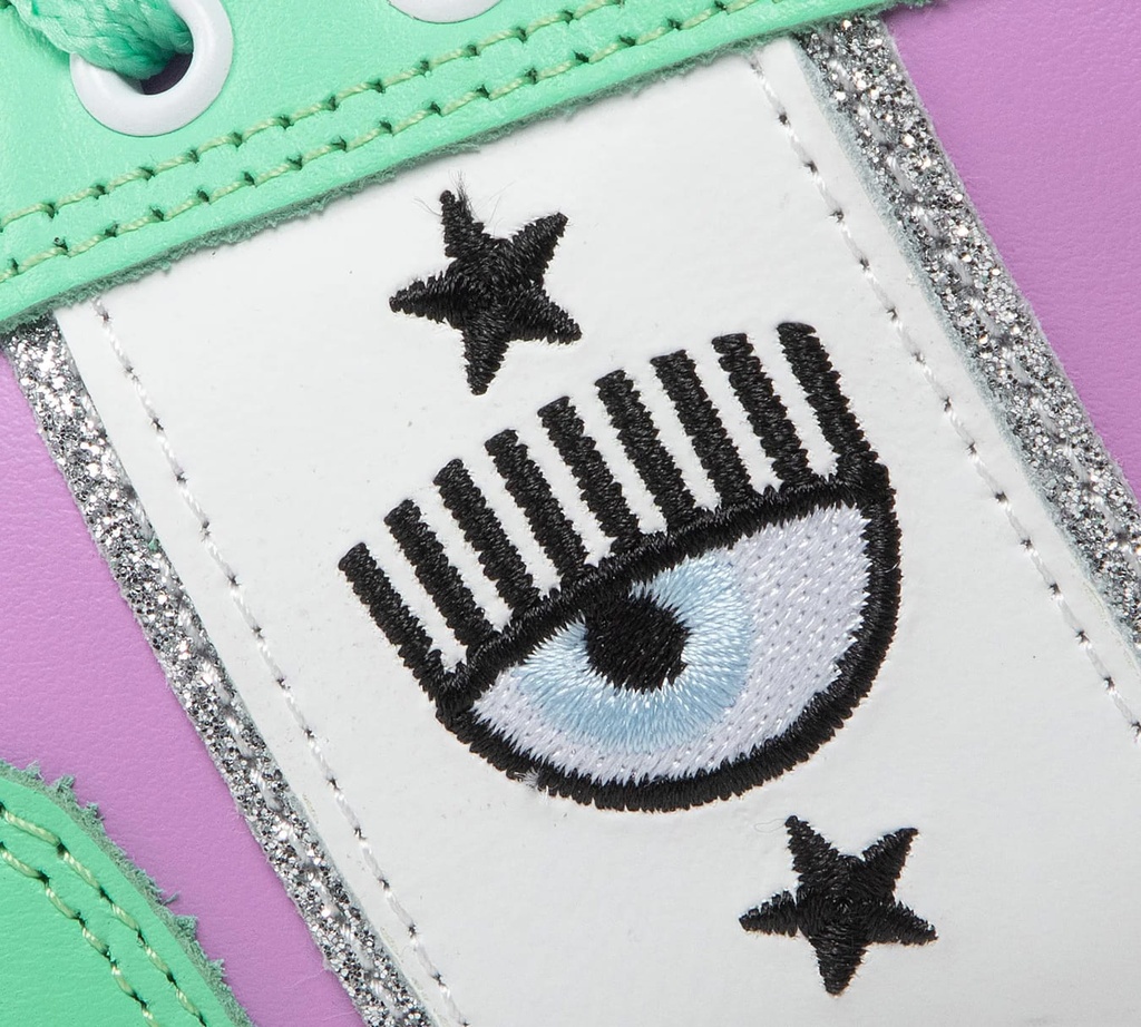 Chiara Ferragni - ZAPATOS DEPORTIVOS, MORADO Y VERDE