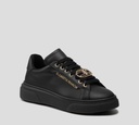 Elisabetta Franchi - SNICKER CON DETALLES EN DORADO NEGRO