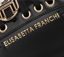 Elisabetta Franchi - SNICKER CON DETALLES EN DORADO NEGRO