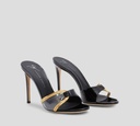Giuseppe Zanotti - SANDALIA CON CADENA DORADA SIN CORREA NEGRA