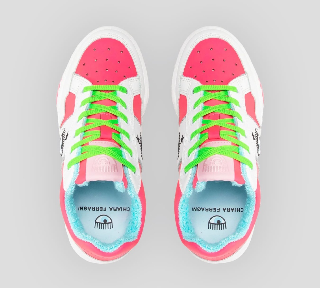 Chiara Ferragni - ZAPATOS DEPORTIVOS, ROSADO y BLANCO