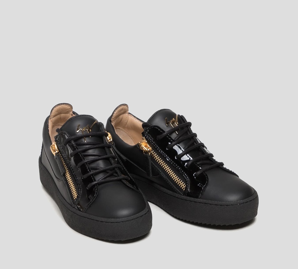 Giuseppe Zanotti - SNEAKERS UNICOLOR CON CIERRES LATERALES
