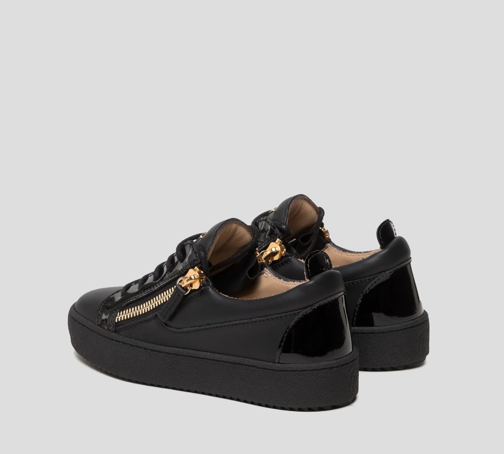 Giuseppe Zanotti - SNEAKERS UNICOLOR CON CIERRES LATERALES
