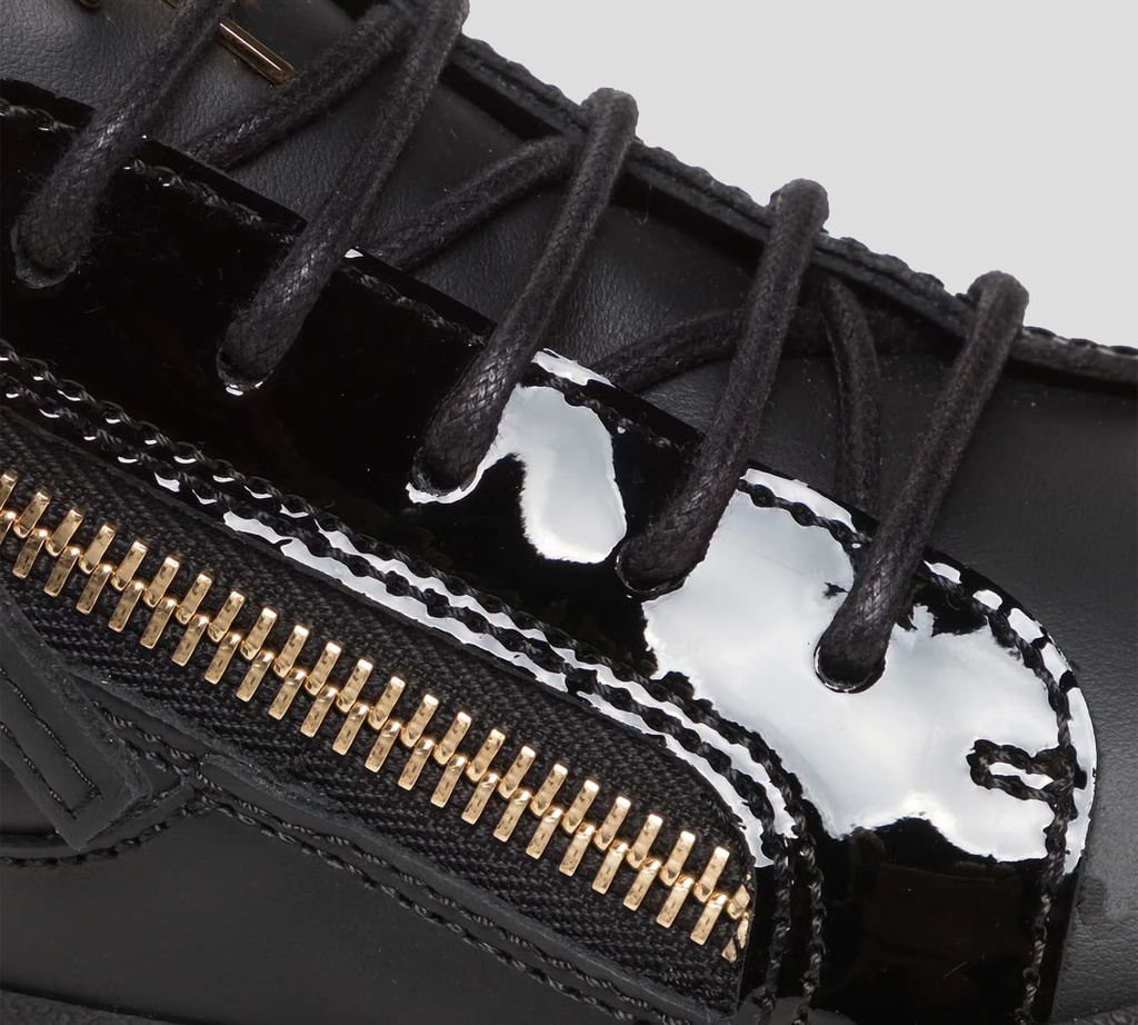 Giuseppe Zanotti - SNEAKERS UNICOLOR CON CIERRES LATERALES