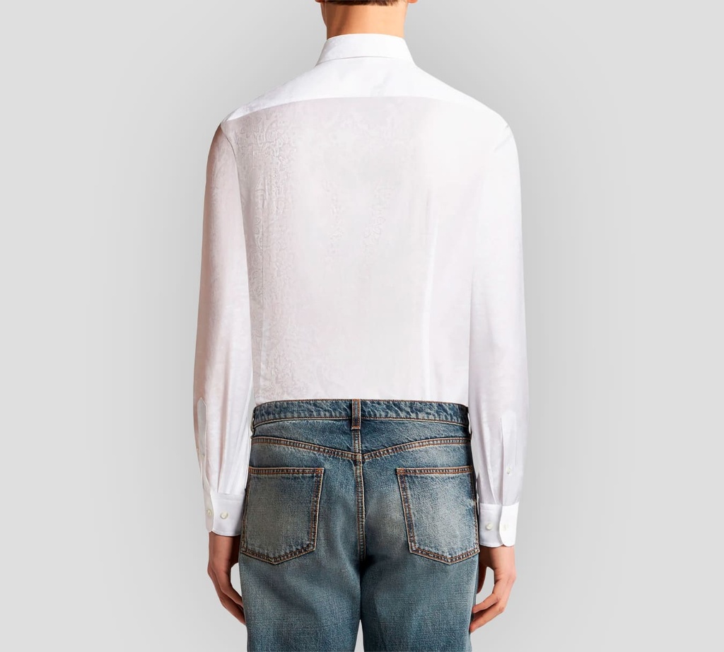 Etro - CAMISA DE VESTIR CLÁSICA CON DISEÑO EN RELIEVE